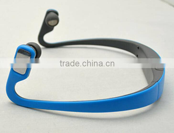 New bulk wireless headset earphone headphone sport mp3 player with FM radio