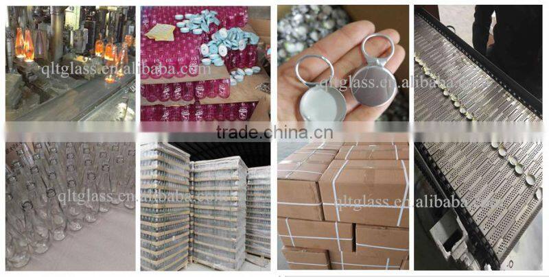 Stained glass juice jar clear glass mason jar