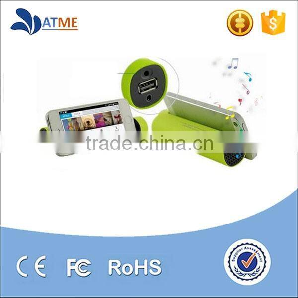2016 Promotion Gift new gift Hot Selling 3-in-1 Multi- Function Mini Portable Bluetooth Speaker Power Bank With Phone Holder