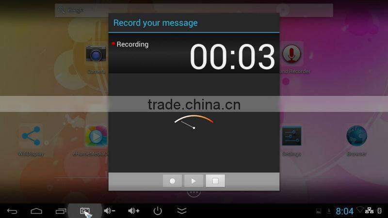 Factory price ! Cloudnetgo CR11S RK3188 quad core android tv box with HD Web Camera R89 TV BOX