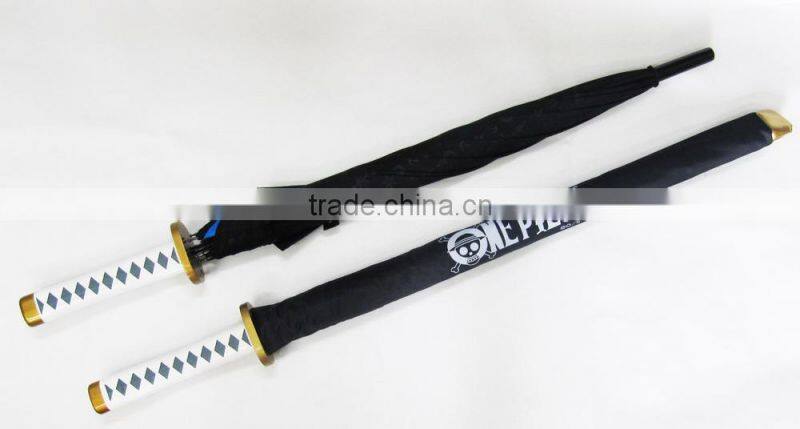 sword umbrella with onepiece design