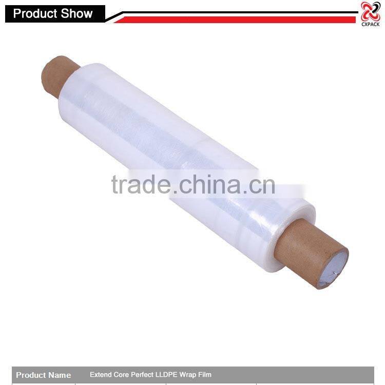 cheap stretch wrap clear extended paper core film