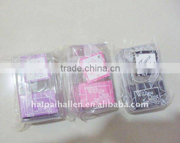 whosale diamond ring key chain perfect for wedding