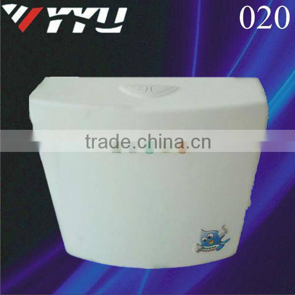 Sanitary accessory water saving plastic water tank toilet 020