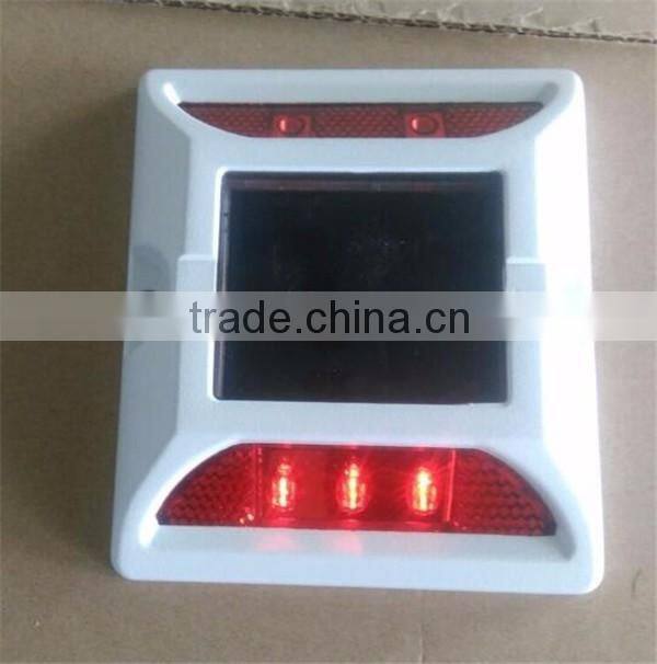 Flashing Solar Ground LED Aluminum Raised Pavement Road Marker
