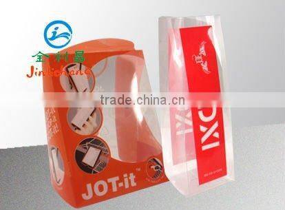 Triangle/square shape plastic package box with printing