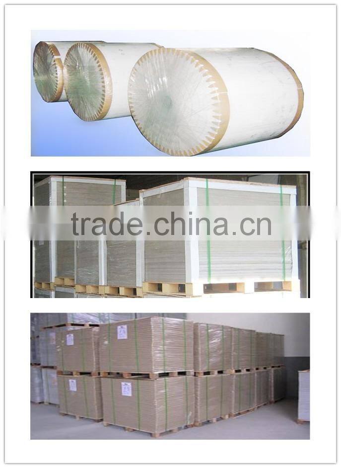 2016 certificated white back duplex board suppliers in cheap price with good quality