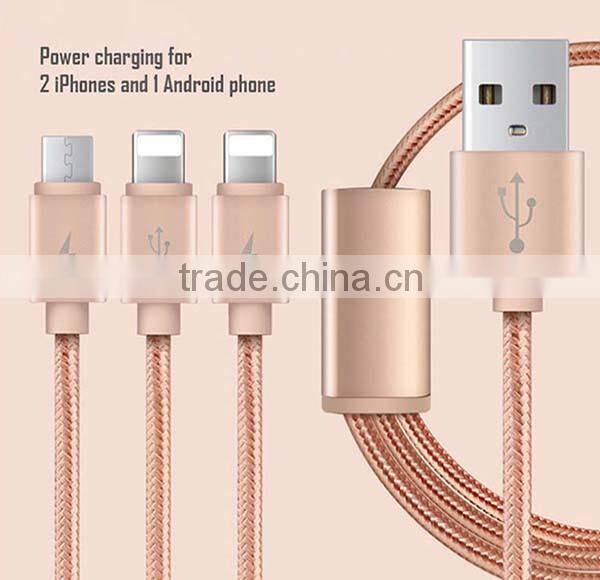 Hi-speed TPE/Nylon Braided USB cable USB 3.1 Type C Cable