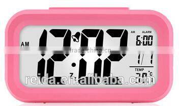 2015 Digital Table Alarm Clock with time&calendar&thermometer&snooze function
