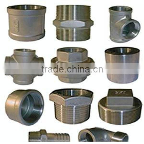Low Price 304 stainless steel thread pipe fittings