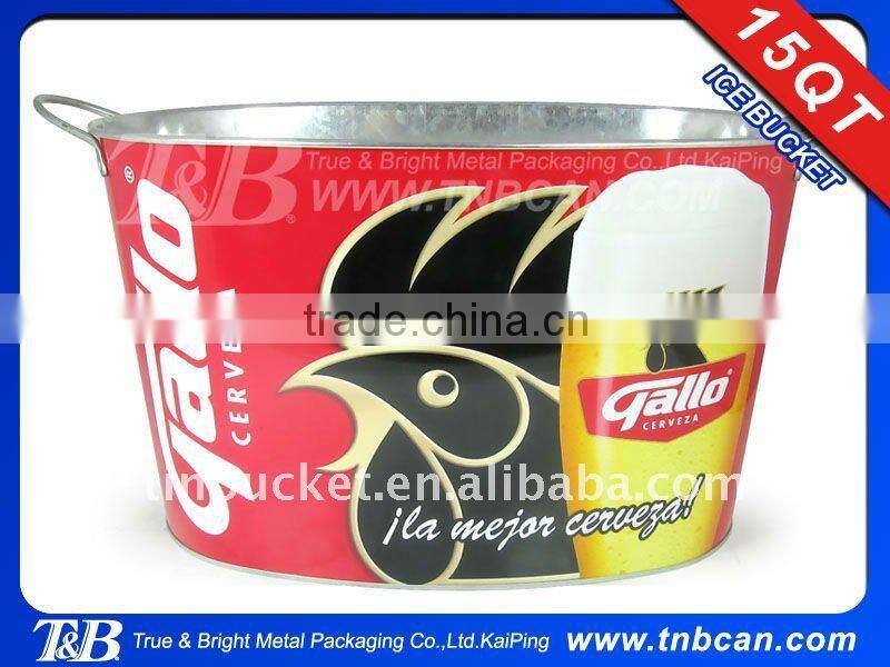 Morden metal Large bucket in sale