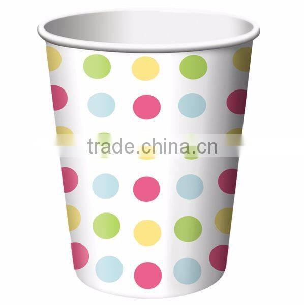 Logo printed different size single wall chip food popcorn paper cup