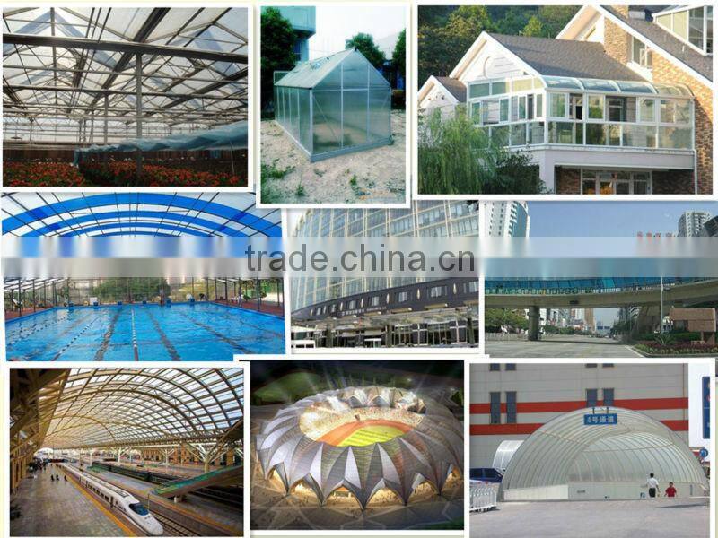 Transparent polycarbonate sheet/Clear polycarbonate sheet 15 years warranty