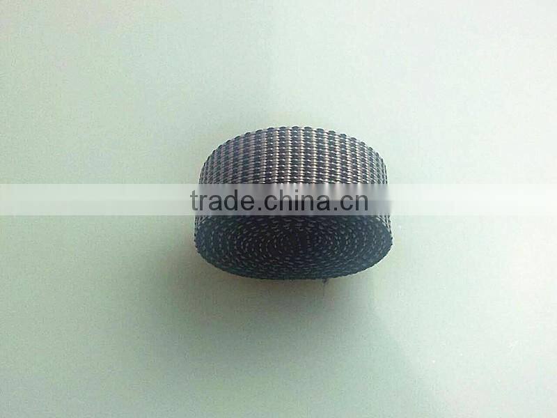Custom logo jacquard woven pattern band tape pp webbing