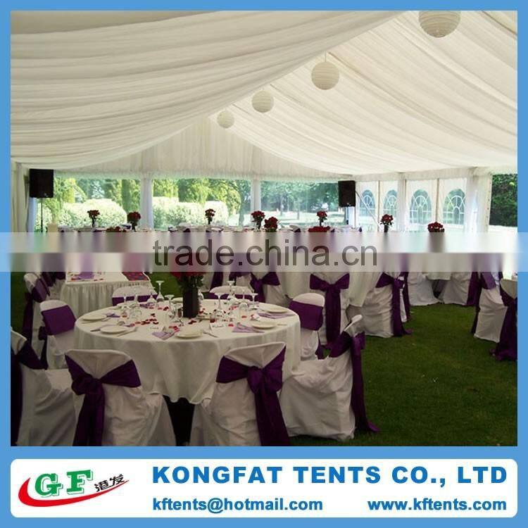 Luxurious party tent with durable aluminum alloy frame for sale