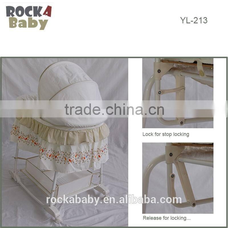 Rock a Baby Baby Cradle Baby Bassinet with rocker