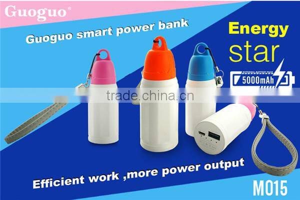 Guoguo wholesale new design 5000mAh portable yes power bank for cellphones