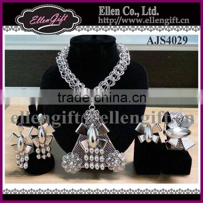 American Silver Bridal Party Jewelry Set AJS4029