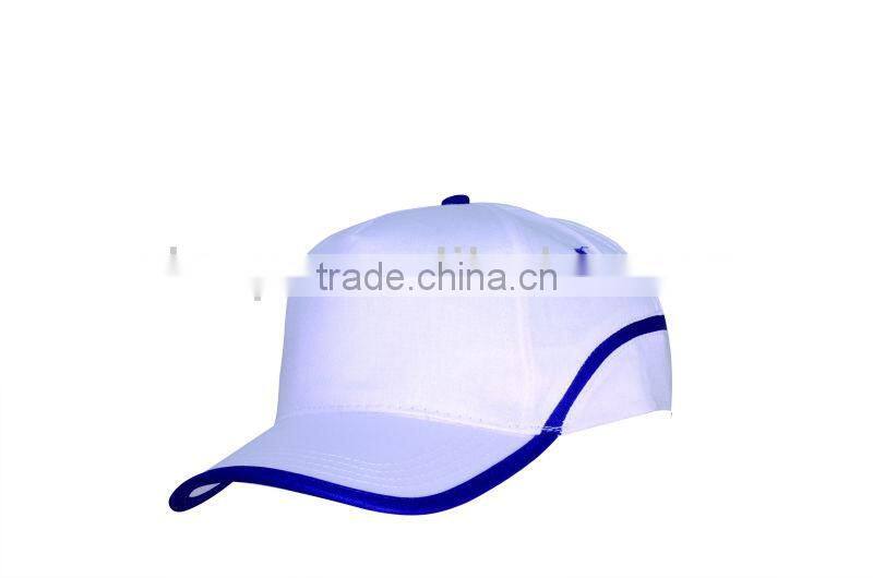 100% cotton twill 2 color combinations 5 panel baseball cap for promotion
