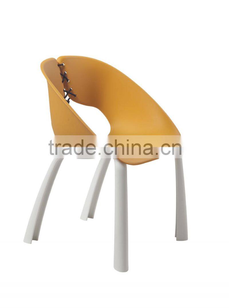2014 new fashion design plastic stackable outdoor chair HC- N028