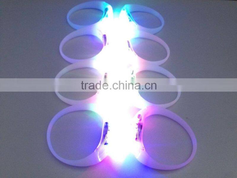 LED Light Silicon Wristband, Wristband With Led, Led Flashing Silicon Wristband For Party