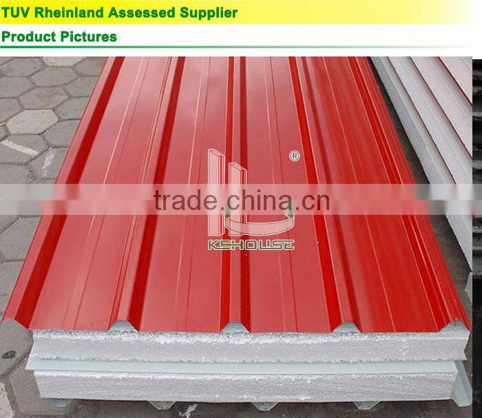 Lowest cost EPS sandwich roof tile Hot sale for prefab house