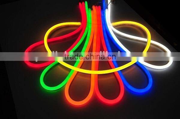 Low Power Consumption Flexible LED Neon Light with colorful decoration