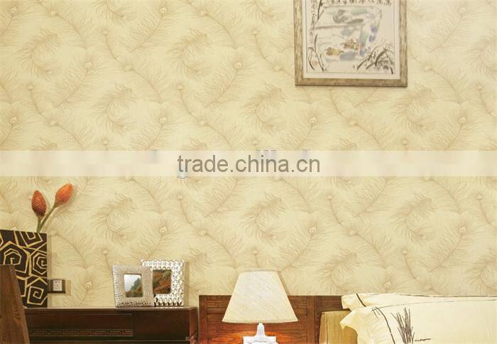 2016 new design modern style non woven wallpaper