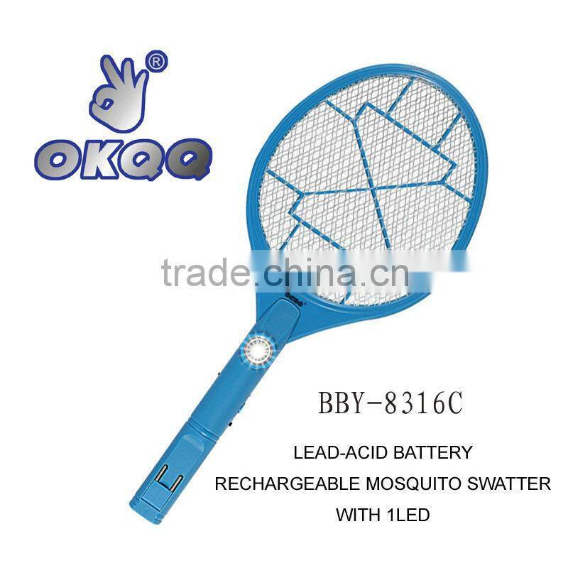 BBY-8316 LED POWERFUL RECHARGEABLE ELECTRIC FLY SWATTER