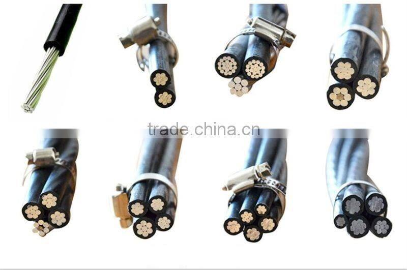 quadruplex core xlpe insulation abc 50mm2 aerial bundled cable