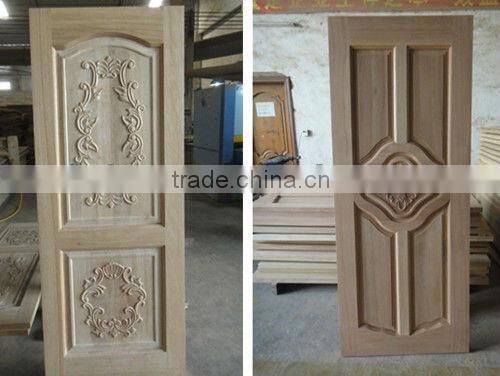 100% solid economic oak wood doors