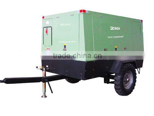 10m3/min mobile diesel air compressor