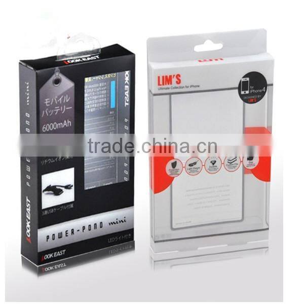 PVC plastic mobile phone case box &mobilephone case packaging wholesales