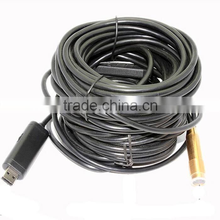 portable Mini 14mm Dia length 20m waterproof usb micro camera for video endoscope price