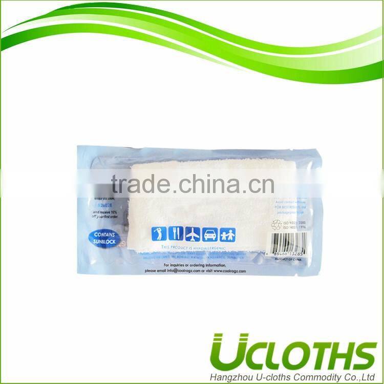 Eco-friendly cheap single pack restaurant wet wipes