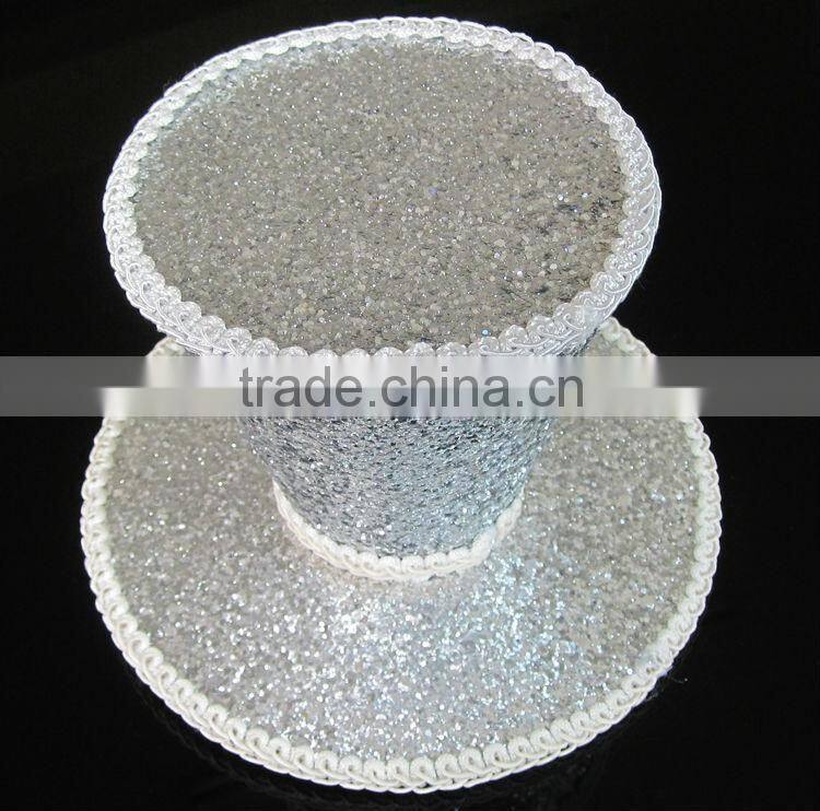 MYLOVE performance hat for stage bling bling hat Leopard Print MLSM009