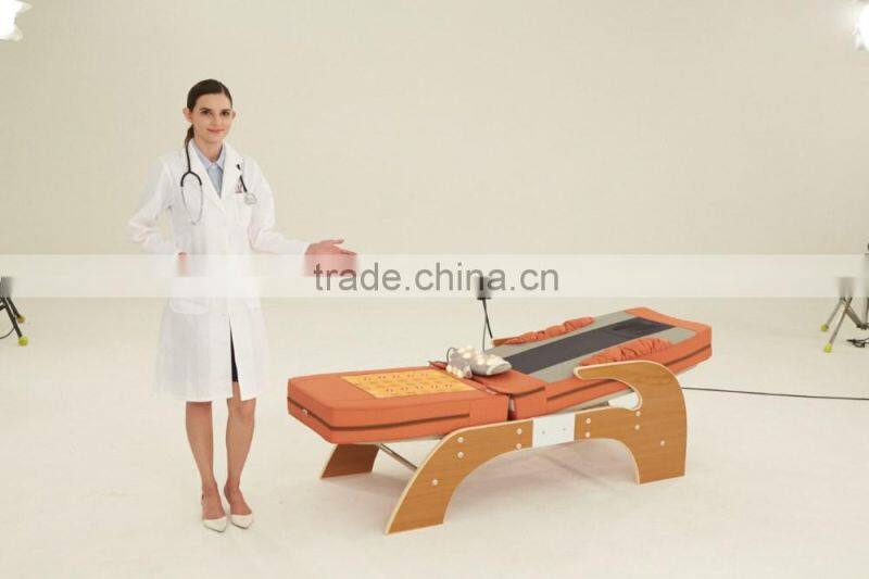 Thermal massage bed