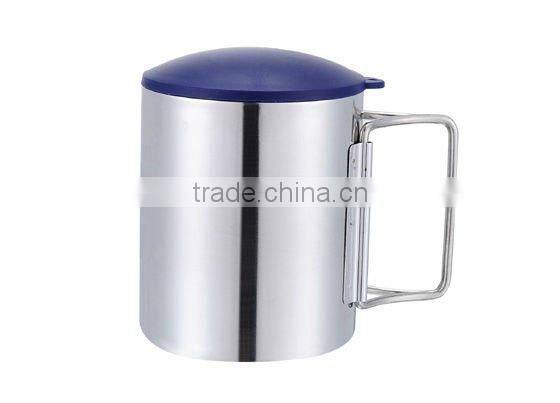 stainless steel folding kids drinking cups