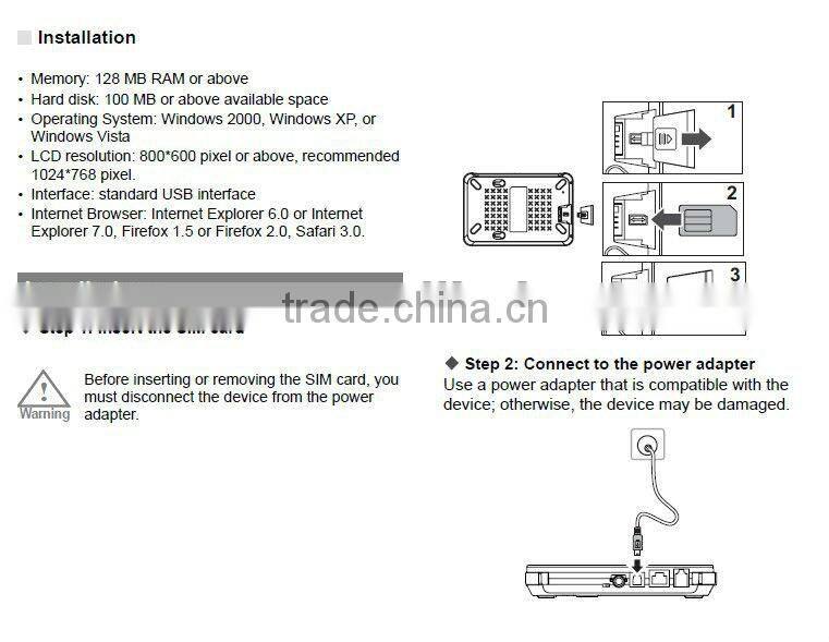HUAWEI B932 3G wireless router