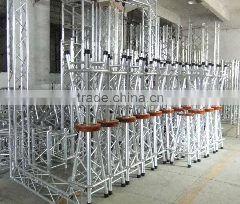 Truss style aluminium bar chair and table