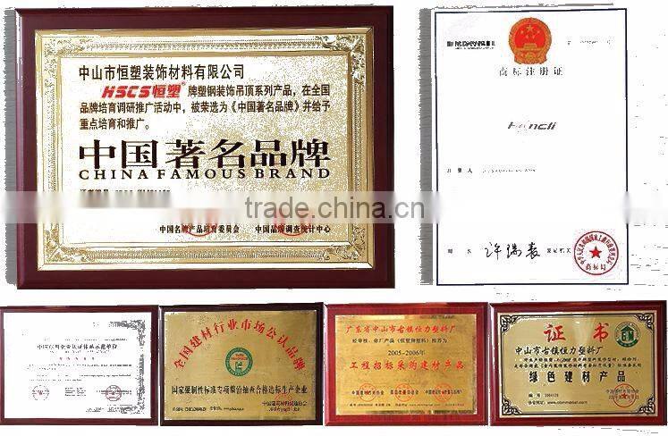 new arrival hot stamping PVC ceiling design