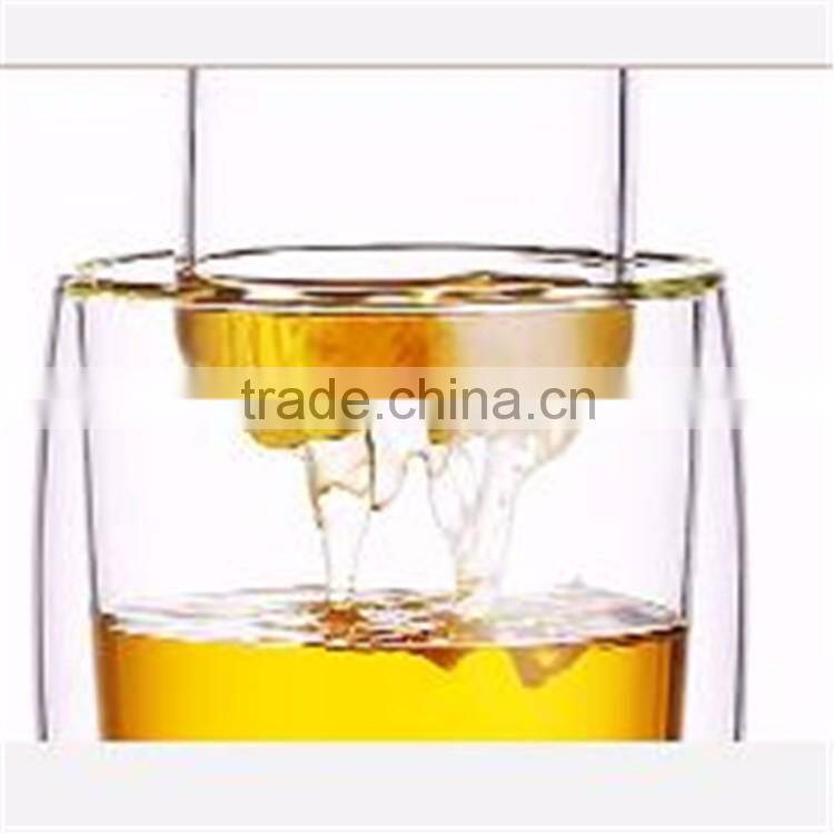 Drinkware Type Heat Resistant Double wall Borosilicate Glass Cup With Filter And Glass Lid Stockage.