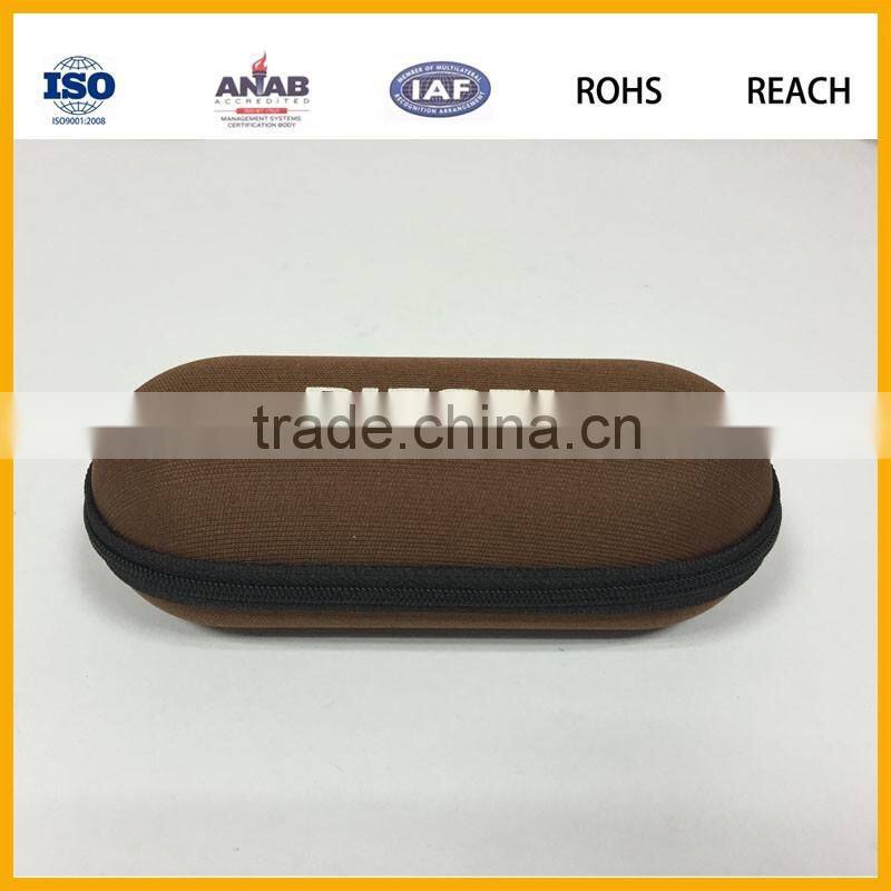 Personalized Cool 600D Hard Cheap Glasses Case with Zipper