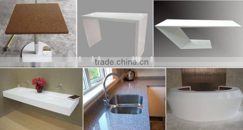 China factory cheap solid surface restaurant desk counter