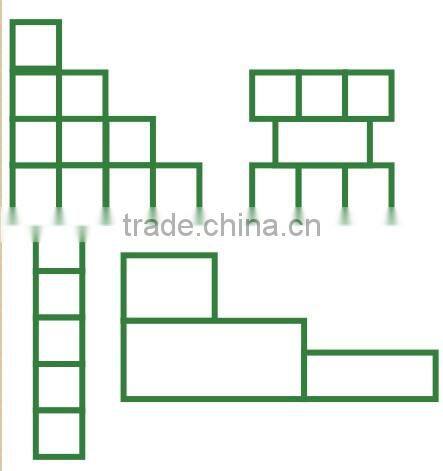 Hot sale 2*2 wood cube bookcase