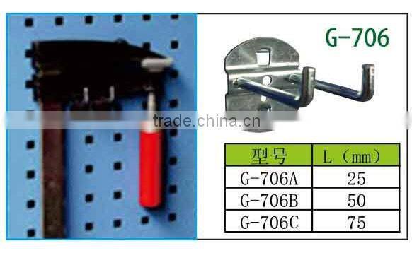 G-706|Electrophoresis metal hook|Storage hook for work space|Durable plated hook