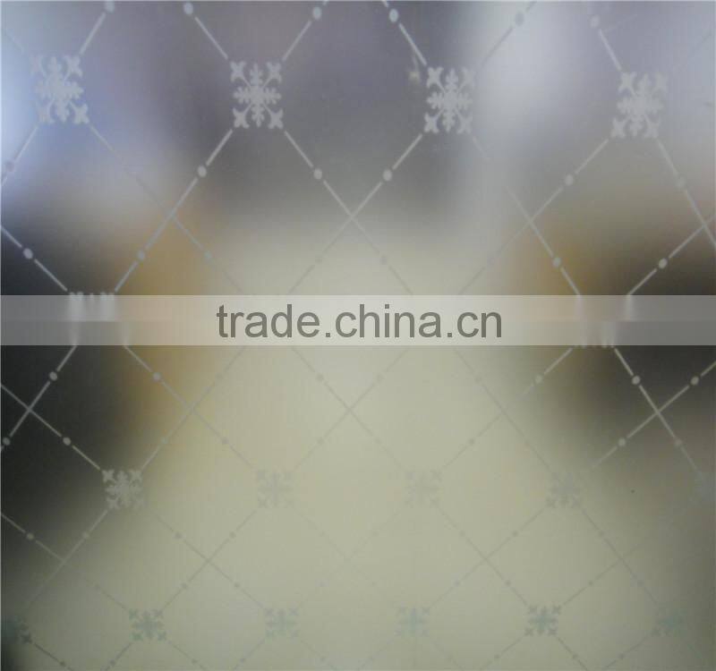 clear glass partition wall