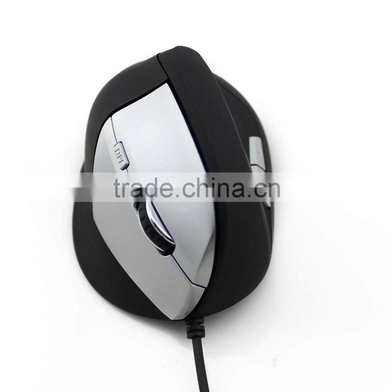 6 Buttons USB Wired Ergonomic Vertical Optical Mouse 800 1200 1600 2000 DPI