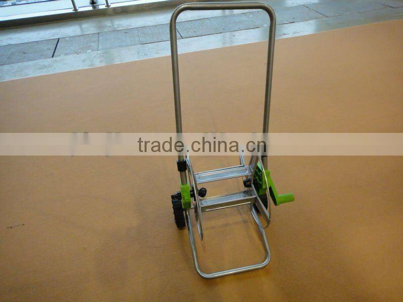 portable garden hose & metal hose reel cart for 30m