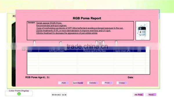 WT-03-B Big Facial Skin Analyzer Magic Mirror